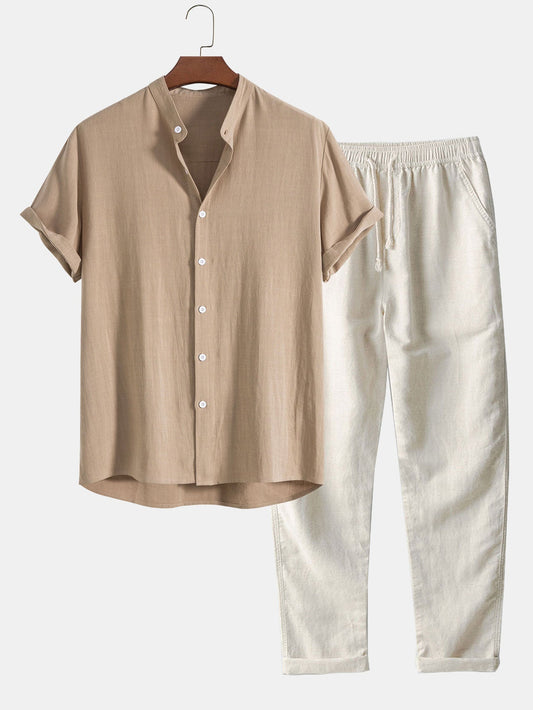 Lorenzo | Versatile Set with Linen Trousers