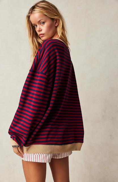 Lucy | Oversized Striped Jumper