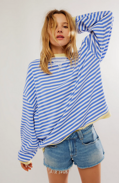 Lucy | Oversized Striped Jumper