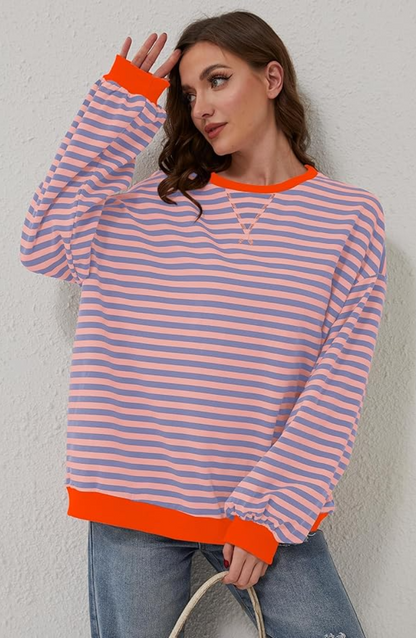 Lucy | Oversized Striped Jumper