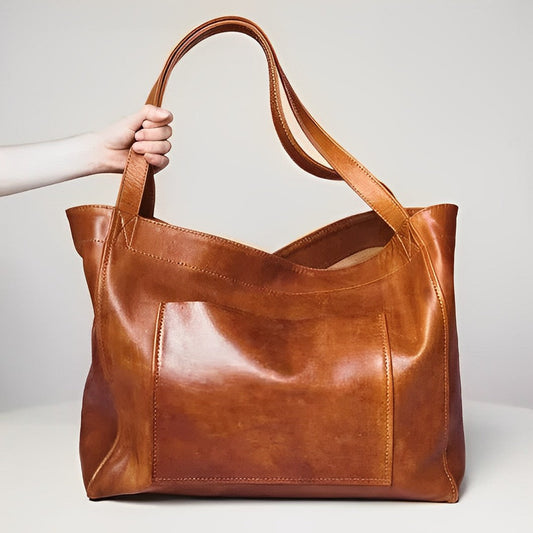 Vivienne | Retro Leather Carryall