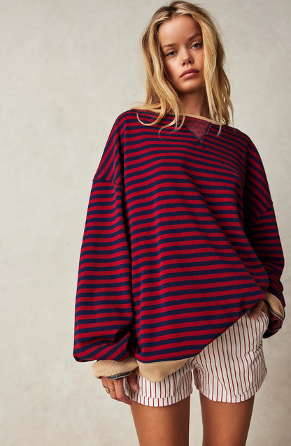 Lucy | Oversized Striped Jumper