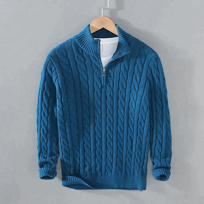 Thomas | Elegant Cable Knit Jumper