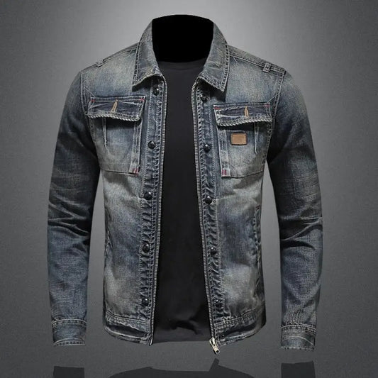 Shadow Wolf | Retro Denim Jacket