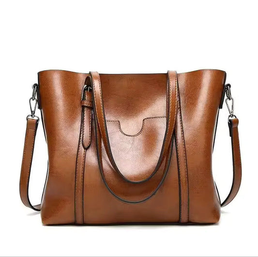 Valentina | Classic Leather Tote