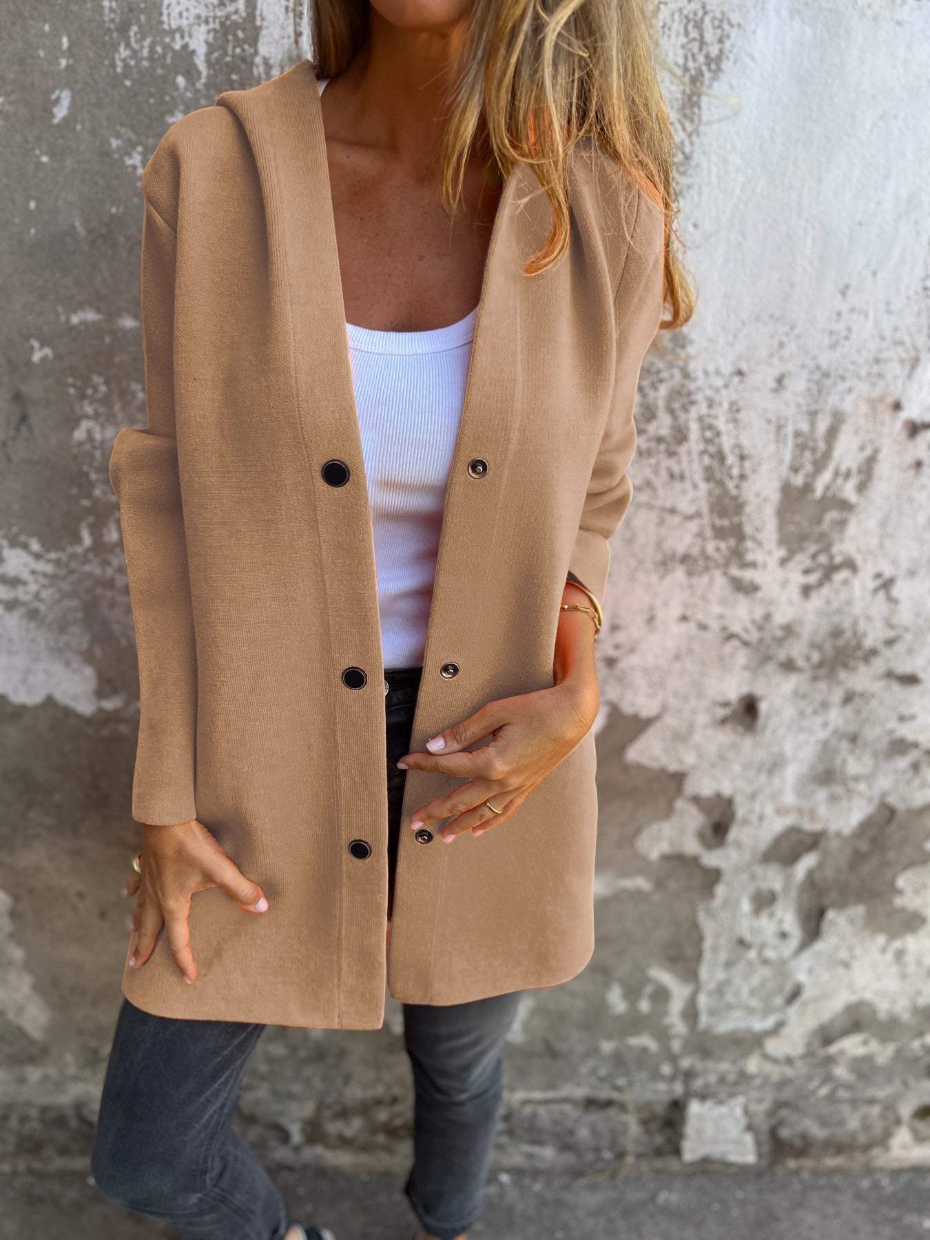 Florence | Cozy Buttoned Coat