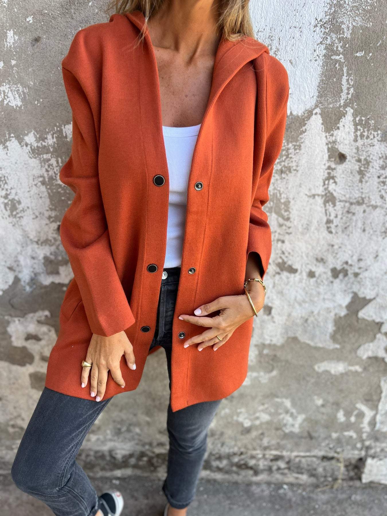 Florence | Cozy Buttoned Coat