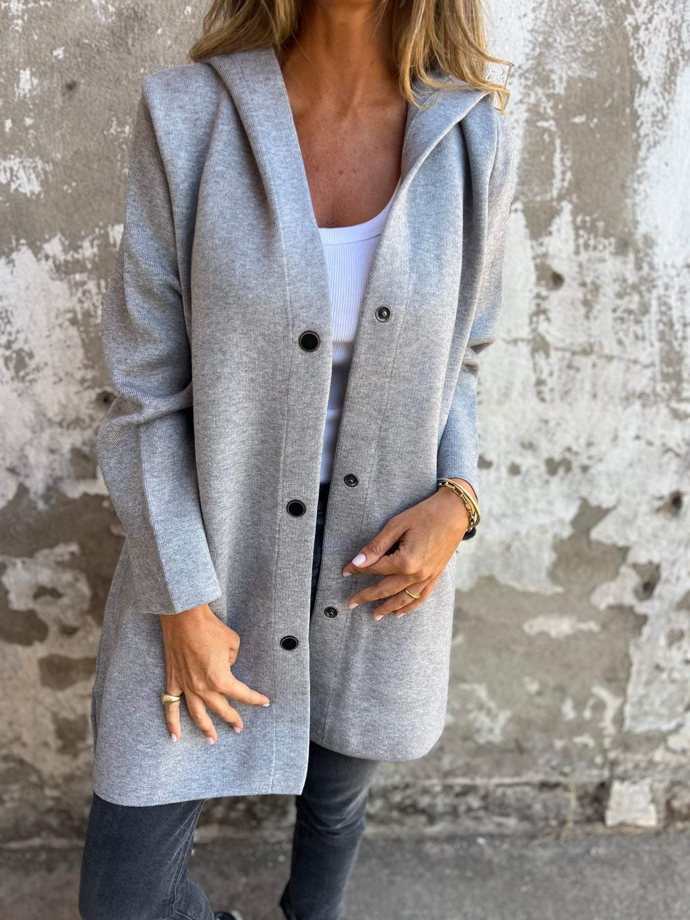 Florence | Cozy Buttoned Coat