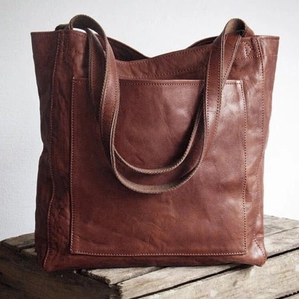 Dawn | Elegant Leather Tote Bag