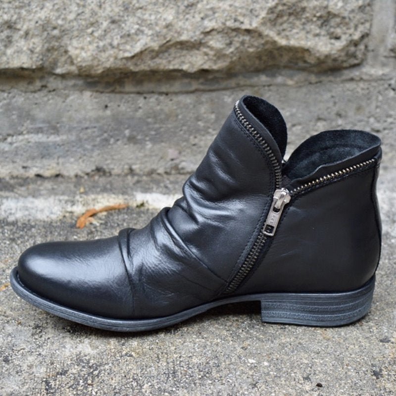 Valeria | Cozy Leather Boots